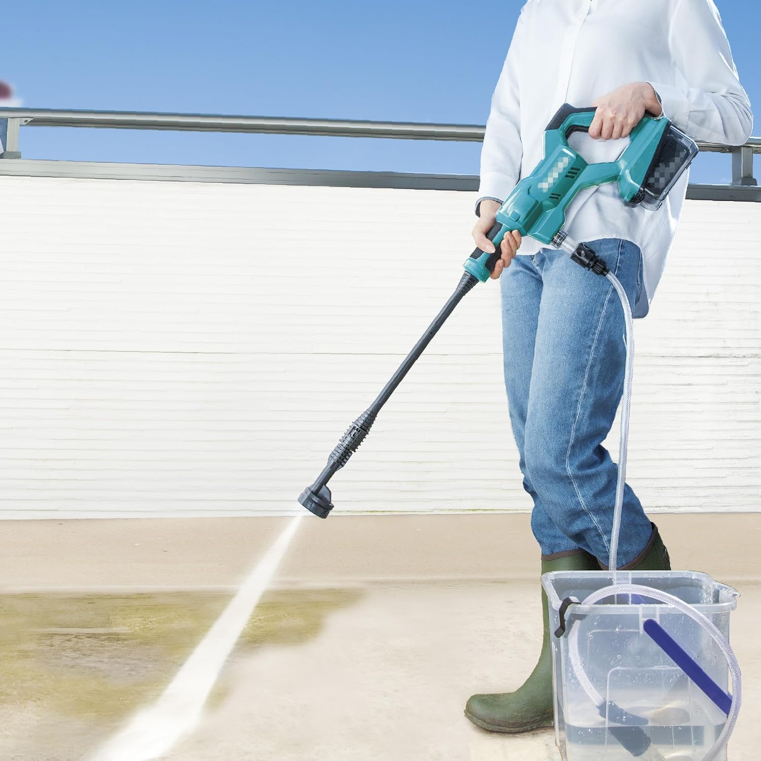 Amazon.co.jp: 充電式洗浄機 18V バッテリ・充電器別売 MHW180DZ